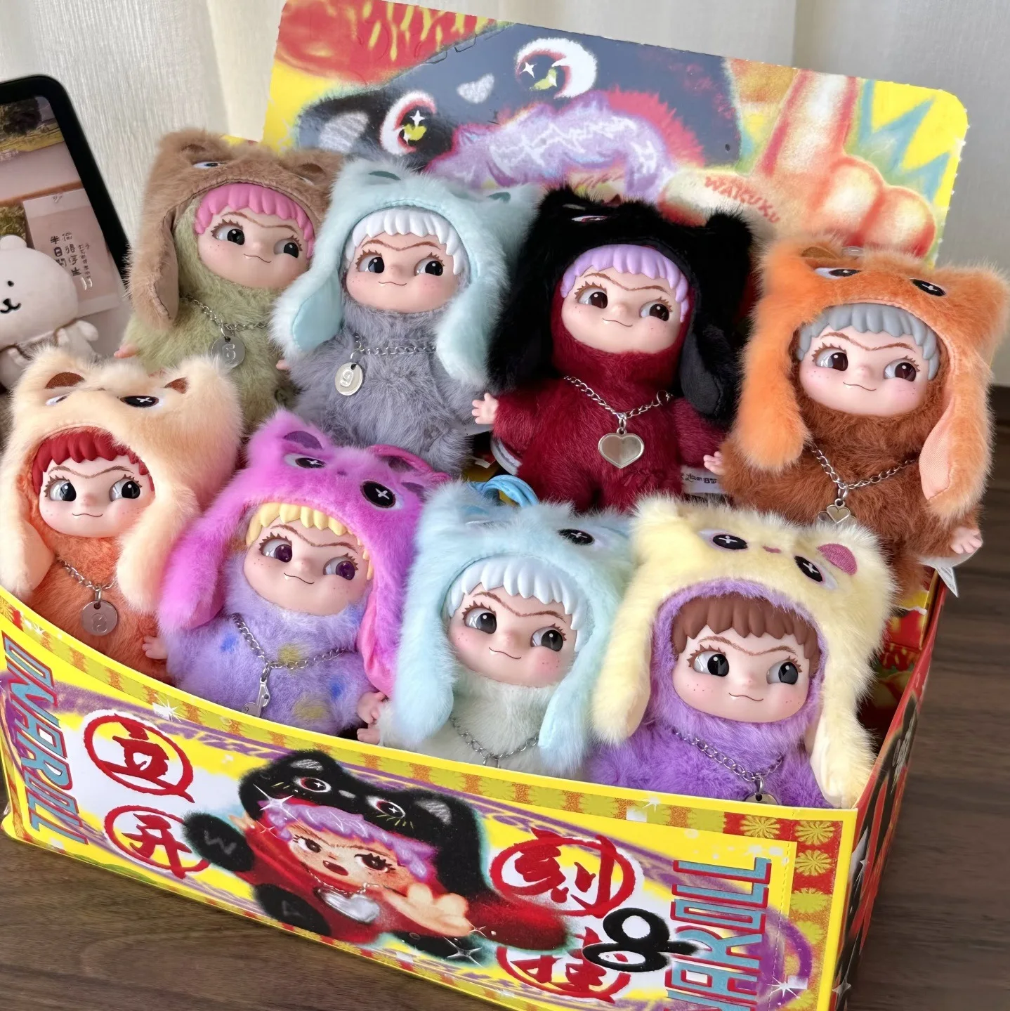 Authentic WAKUKU Let's Hang It Now Plush Pendant Blind Box Trendy Toy and Peripheral Figurine Figurines
Authentic WAKUKU Let's Hang It Now Plush Pendant Blind Box Trendy Toy and Peripheral Figurine Figurines