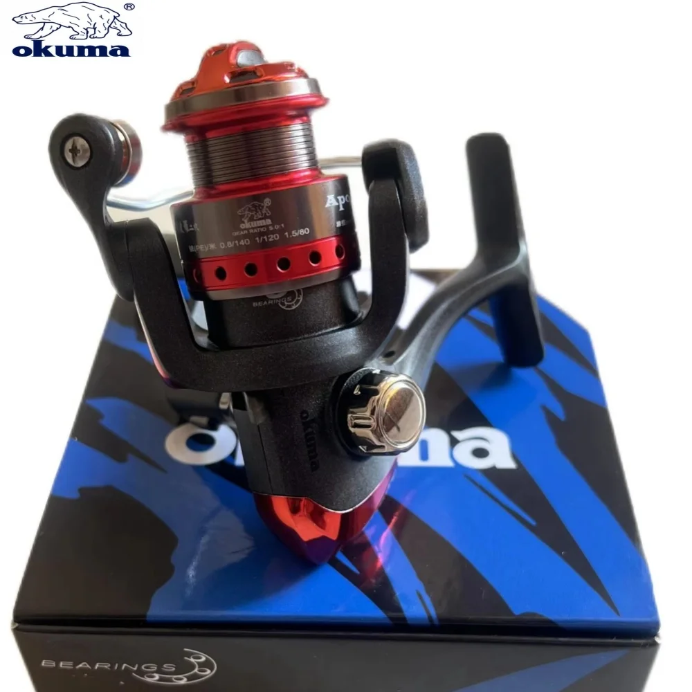 Okuma The Apollo reels a 100-meter fishing line on a long-distance reeling reel
Okuma The Apollo reels a 100-meter fishing line on a long-distance reeling reel