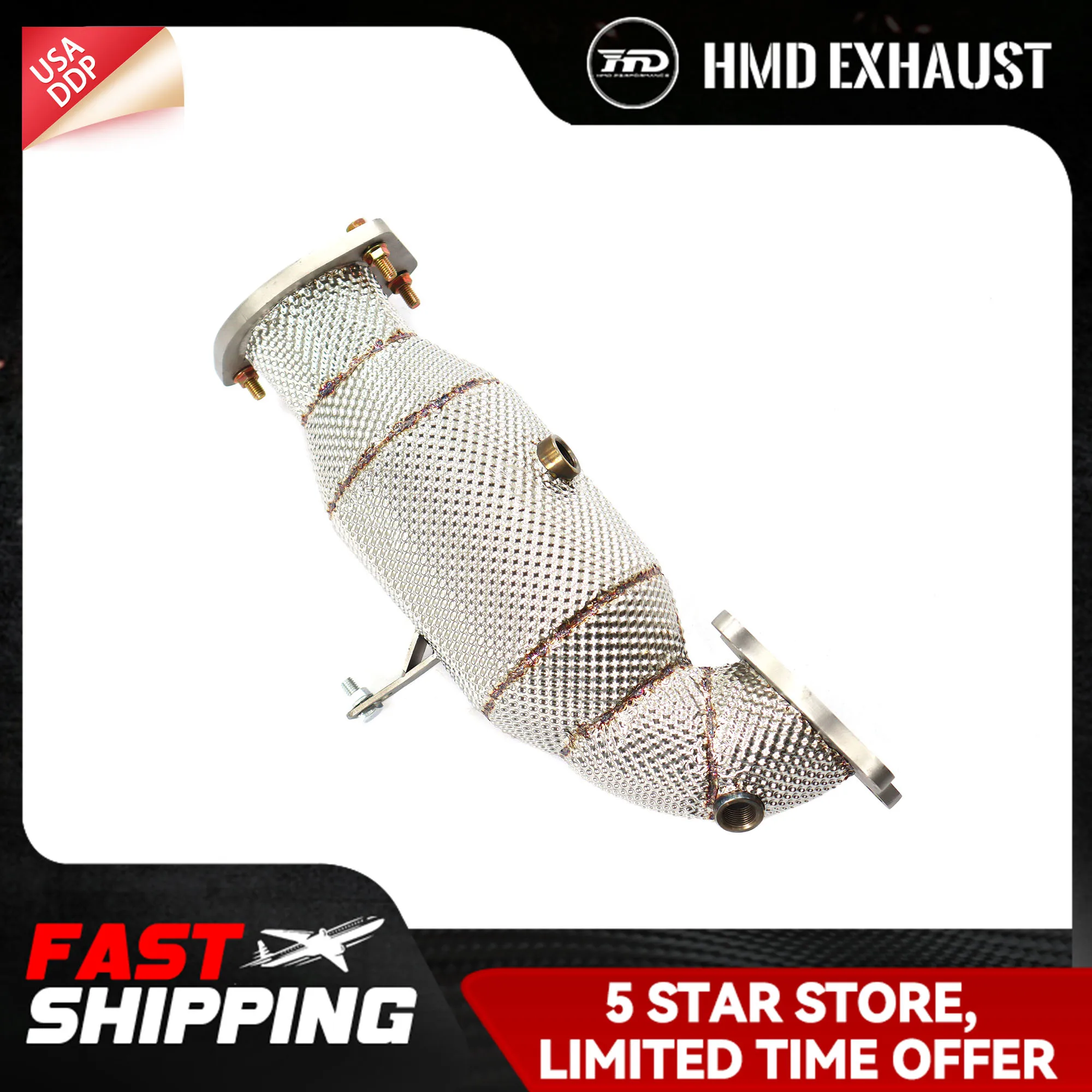 Выхлопная система для Chevrolet Malibu 2.0T, даунпайп из нержавеющей стали SS304 с теплозащитным экраном, увеличенная мощность, непрерывные улучшения, HMD
Выхлопная система для Chevrolet Malibu 2.0T, даунпайп из нержавеющей стали SS304 с теплозащитным экраном, увеличенная мощность, непрерывные улучшения, HMD