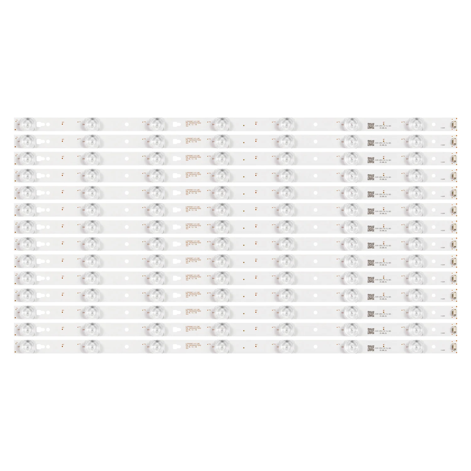 LED Backlight strip 7 lamp for Haier 55"TV LE55A7100L LE55B510N LE55B510X LED55D7-01(A) LED55D7-01(B) LE55M36S LT-55EM75
LED Backlight strip 7 lamp for Haier 55"TV LE55A7100L LE55B510N LE55B510X LED55D7-01(A) LED55D7-01(B) LE55M36S LT-55EM75