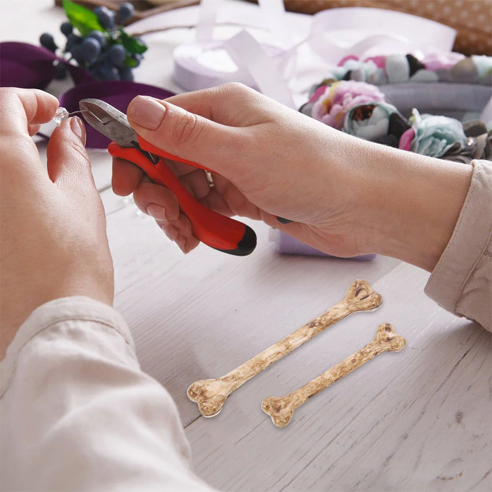 6pcs Mini Bones For Crafts Artificial Plastic Skeletons Diy Halloween Decorations Caveman Costume Accessories Bone Props Spooky
6pcs Mini Bones For Crafts Artificial Plastic Skeletons Diy Halloween Decorations Caveman Costume Accessories Bone Props Spooky