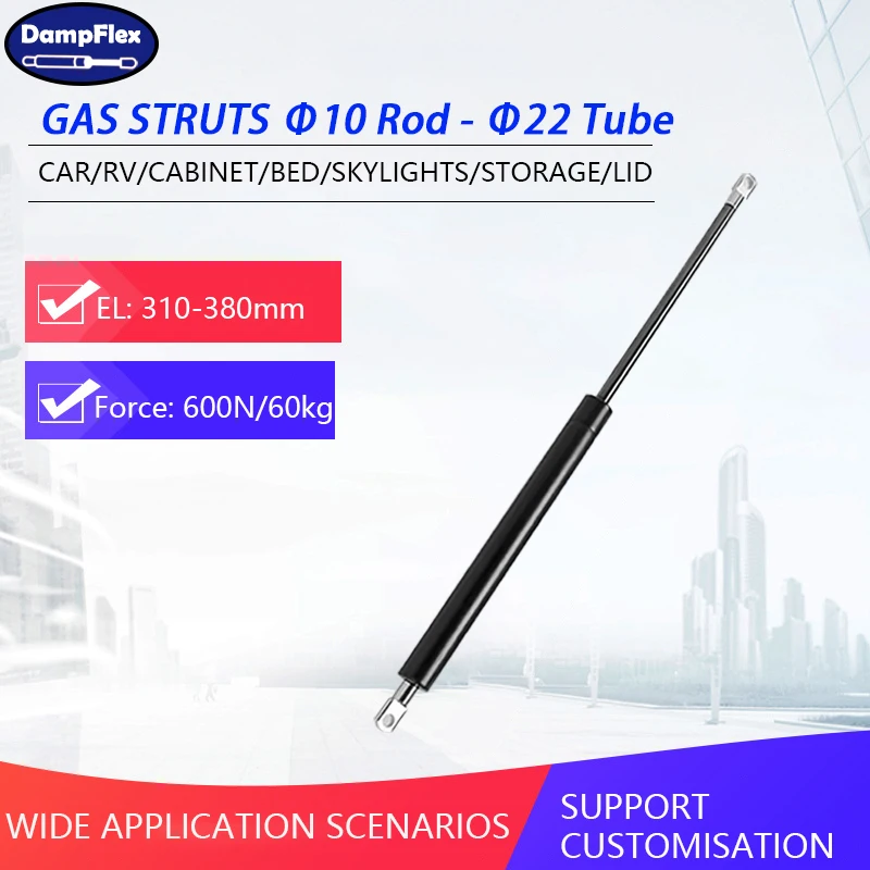 1PC 600N 310-380mm Universal Gas Struts Eyelets Endings Lift Support Storage RV Bed Lift Support Car Shock Absorbers Gas Spring
1PC 600N 310-380mm Universal Gas Struts Eyelets Endings Lift Support Storage RV Bed Lift Support Car Shock Absorbers Gas Spring