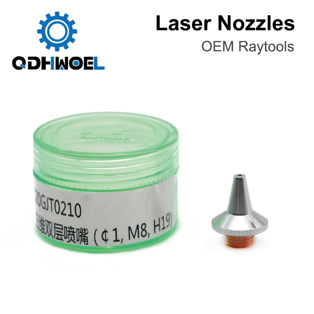 QDHWOEL D15 H19 M8 Copper Laser Nozzle, 3D High Speed Cutting Tip 0.8-5.0mm Caliber for Laser Tube Cutter
QDHWOEL D15 H19 M8 Copper Laser Nozzle, 3D High Speed Cutting Tip 0.8-5.0mm Caliber for Laser Tube Cutter