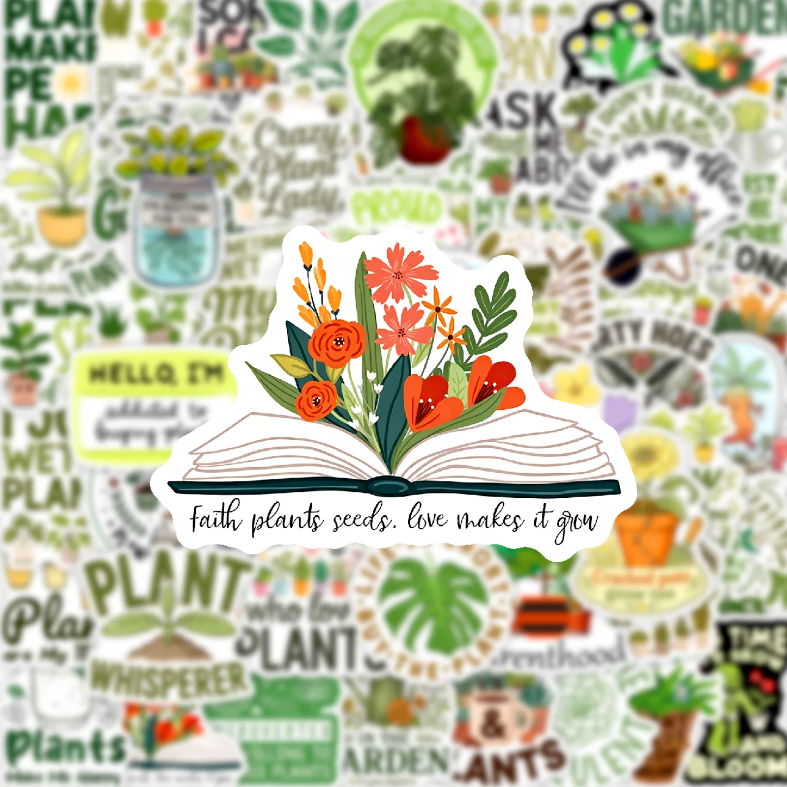 50PCS Cartoon Green Plants Inspirational And Fun Slogans Graffiti Stickers Decorative Desktop Skateboard Cups DIY Waterproof Toy
50PCS Cartoon Green Plants Inspirational And Fun Slogans Graffiti Stickers Decorative Desktop Skateboard Cups DIY Waterproof Toy