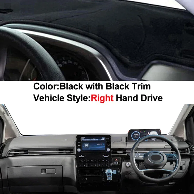 Car Dashboard Cover for Hyundai Staria New H1 2021-2023 2024 2025 Center Console Protector Carpet Dashmat Sun-shade Accessories
Car Dashboard Cover for Hyundai Staria New H1 2021-2023 2024 2025 Center Console Protector Carpet Dashmat Sun-shade Accessories