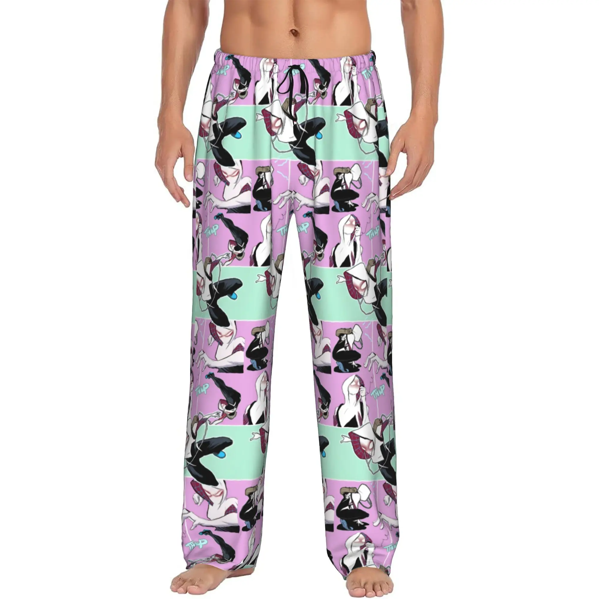 Custom G-Gwen Stacy S-Spiderman Pajama Pants Sleepwear Men Elastic Waistband Sleep Lounge Bottoms with Pockets
Custom G-Gwen Stacy S-Spiderman Pajama Pants Sleepwear Men Elastic Waistband Sleep Lounge Bottoms with Pockets
