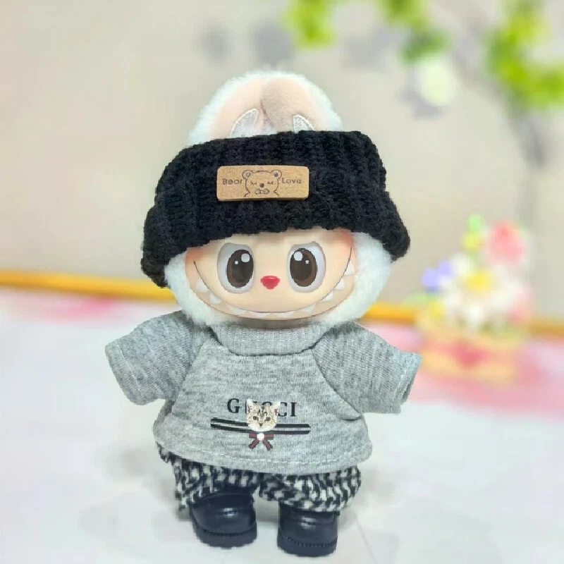 Baby clothes 17CM - 2nd, 3rd generation keychain. Labubu clothing pendant. Cool street style set. T-shirt replacement set.
Baby clothes 17CM - 2nd, 3rd generation keychain. Labubu clothing pendant. Cool street style set. T-shirt replacement set.