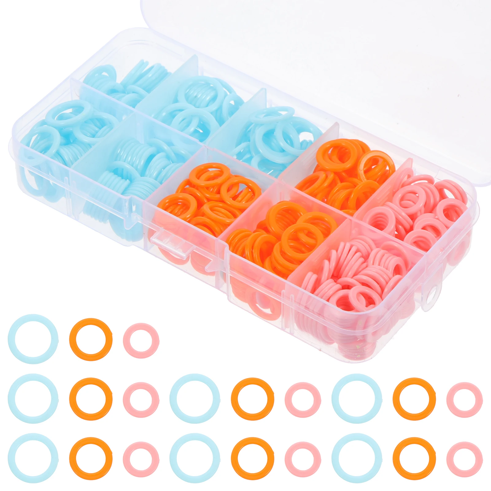 450Pcs ABS Stitch Markers Colored Rings Locking Stitch Holders for Knitting Crochet DIY Crafts Needle Rings Crochet Accessories
450Pcs ABS Stitch Markers Colored Rings Locking Stitch Holders for Knitting Crochet DIY Crafts Needle Rings Crochet Accessories