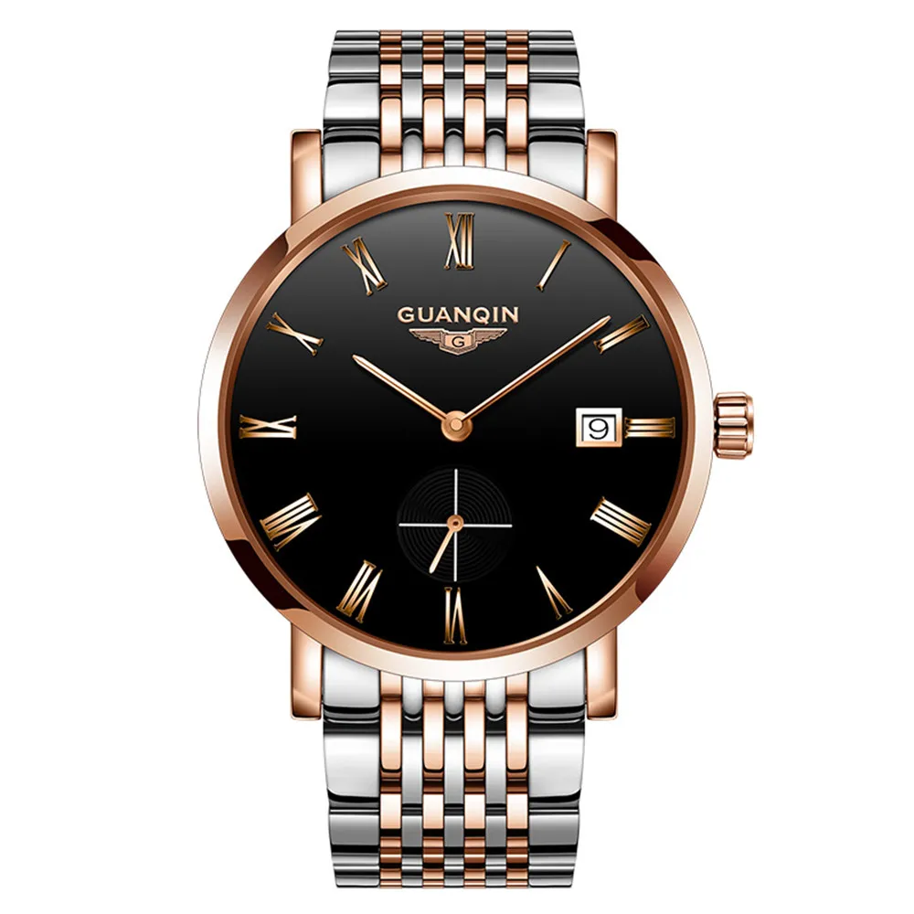 GUANQIN Automatic Self-Wind Mechanical Men's Watch Luxury Steel Date Sapphire Wristwatch Top Brand Waterproof Relogio Masculino
GUANQIN Automatic Self-Wind Mechanical Men's Watch Luxury Steel Date Sapphire Wristwatch Top Brand Waterproof Relogio Masculino