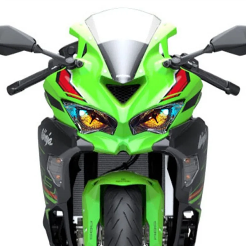 For KAWASAKI ZX-4R ZX-4RR ZX25R Motorcycle Accessories Front Fairing Headlight Sticker Guard Sticker - 3
For KAWASAKI ZX-4R ZX-4RR ZX25R Motorcycle Accessories Front Fairing Headlight Sticker Guard Sticker - 3