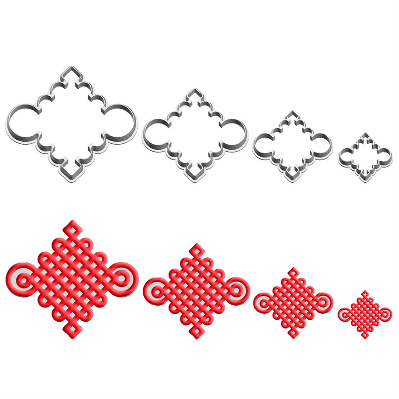 Four Specifications Cartoon Geometric Figure,Chinese Knot,Plastics Moulds,Cake Fondant Tools,Cookie and Sushi Fruit Cutters
Four Specifications Cartoon Geometric Figure,Chinese Knot,Plastics Moulds,Cake Fondant Tools,Cookie and Sushi Fruit Cutters
