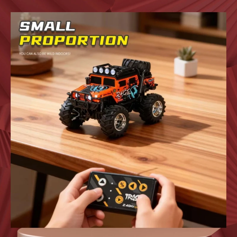 In Stock1/64 Q-Version Climbing Off-Road Vehicle Mini Desktop Series 2.4g Cruise Control Light Racing Remote Control Car Toys
In Stock1/64 Q-Version Climbing Off-Road Vehicle Mini Desktop Series 2.4g Cruise Control Light Racing Remote Control Car Toys