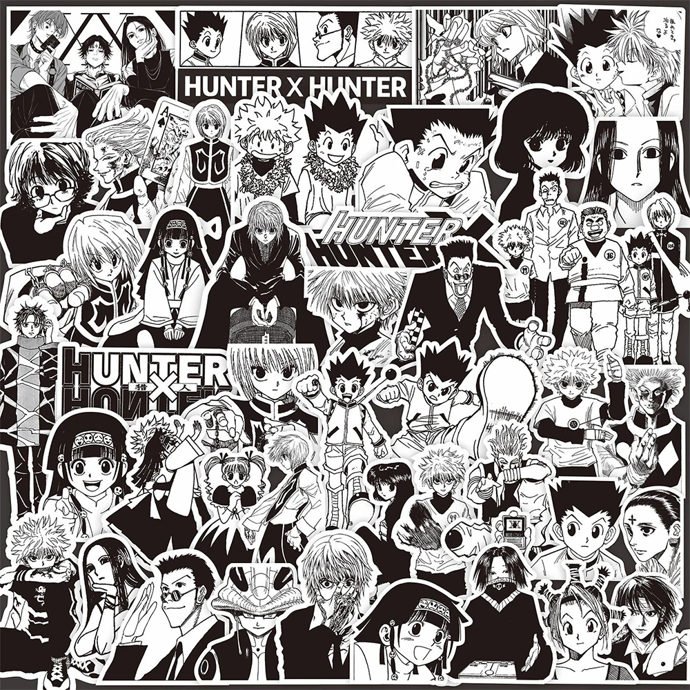 10/35/70pcs Killua Hunter×Hunter Anime Stickers Cool Gon Kurapika Sticker Motorcycle Notebook Luggage Wall Black And White Decal
10/35/70pcs Killua Hunter×Hunter Anime Stickers Cool Gon Kurapika Sticker Motorcycle Notebook Luggage Wall Black And White Decal