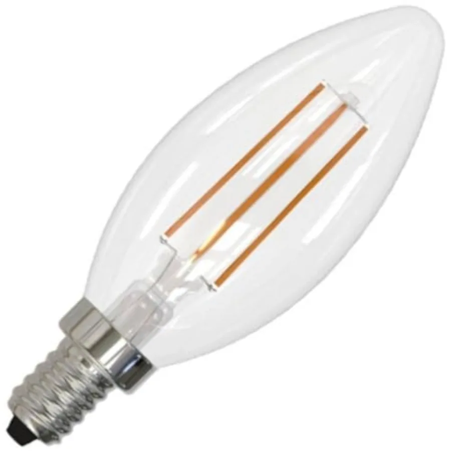 Item 776756, 4 Watt LED Filament Light Bulb, Fully Dimmable, 2700k E12 E12 Candelabra Base, High CRI for Truer Color Renderring
Item 776756, 4 Watt LED Filament Light Bulb, Fully Dimmable, 2700k E12 E12 Candelabra Base, High CRI for Truer Color Renderring