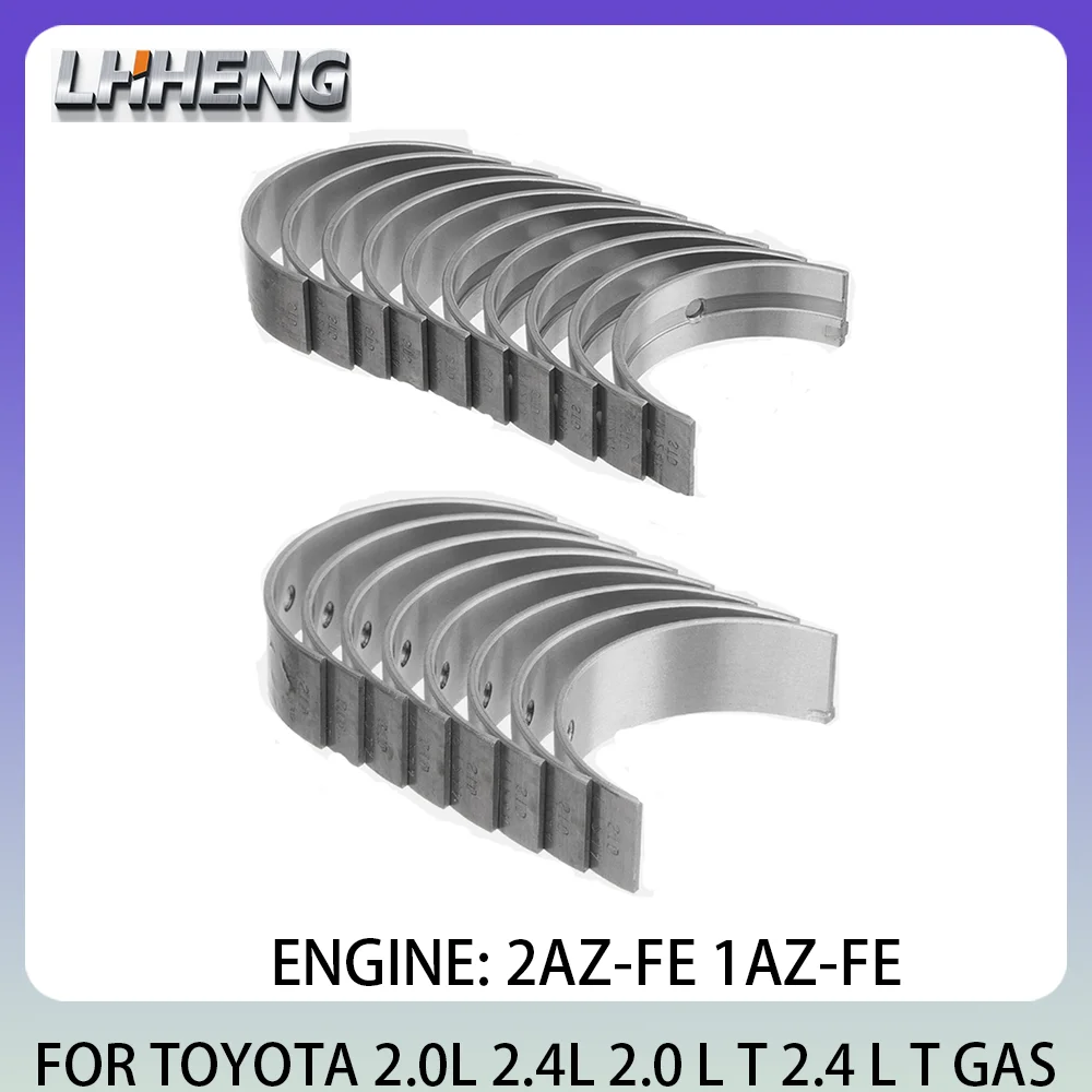 Engine Main & Rod Bearings Kit FOR 2.0L 2.4L 2.0 L T 2.4 L T L4 DOHC GAS TOYOTA ALPHARD AURIS AVENSIS CAMRY HARRIER 2000-2025
Engine Main & Rod Bearings Kit FOR 2.0L 2.4L 2.0 L T 2.4 L T L4 DOHC GAS TOYOTA ALPHARD AURIS AVENSIS CAMRY HARRIER 2000-2025