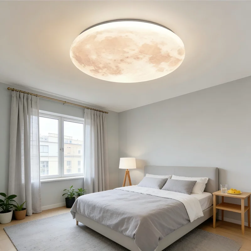 Nordic Style Creative Moon LED Ceiling Light 26CM 48CM for Bedroom Balcony Aisle Corridor Kids Room Loft Indoor Home Decor Lamp
Nordic Style Creative Moon LED Ceiling Light 26CM 48CM for Bedroom Balcony Aisle Corridor Kids Room Loft Indoor Home Decor Lamp