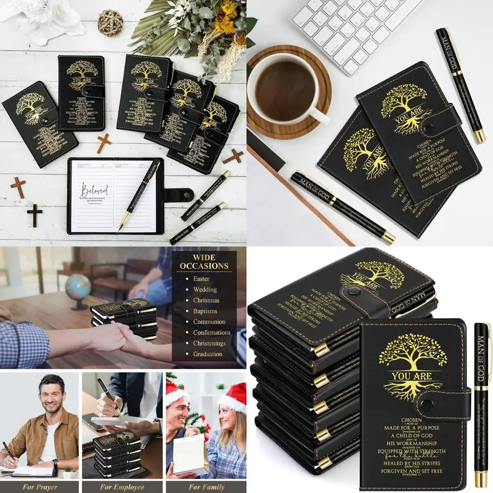 Leather Prayer Journal for Church Leaders - Bible Verse Pen Included, Perfect Christian Gift for Pastors and Bible Study Groups
Leather Prayer Journal for Church Leaders - Bible Verse Pen Included, Perfect Christian Gift for Pastors and Bible Study Groups