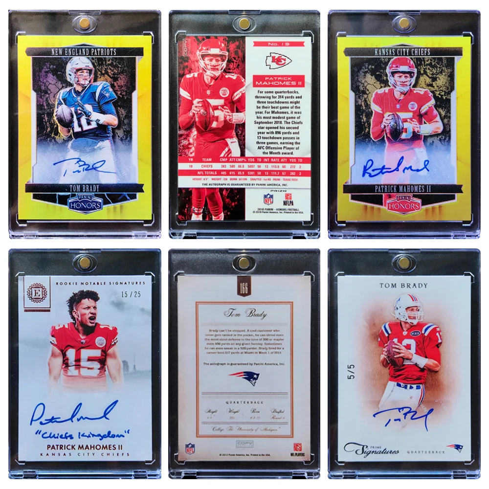 PANINI DIY homemade Mahomes Brady 2018 Signature collection Refraction card brick Rugby Christmas birthday gift Desktop ornament
PANINI DIY homemade Mahomes Brady 2018 Signature collection Refraction card brick Rugby Christmas birthday gift Desktop ornament