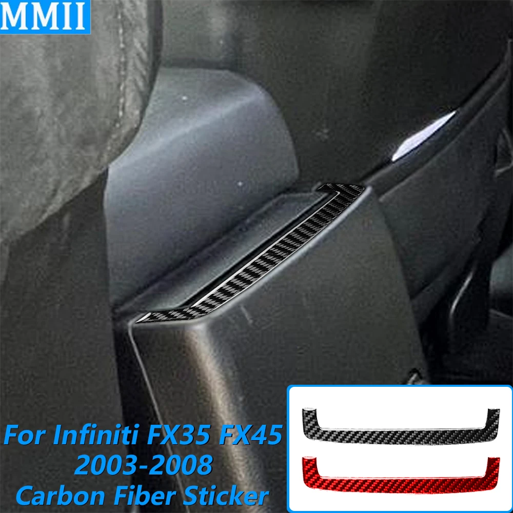 Для Infiniti FX35 FX45 S50 2006-2008: накладка на заднюю панель центрального подлокотника из углеродного волокна, декоративная наклейка, аксессуар для автомобиля
Для Infiniti FX35 FX45 S50 2006-2008: накладка на заднюю панель центрального подлокотника из углеродного волокна, декоративная наклейка, аксессуар для автомобиля