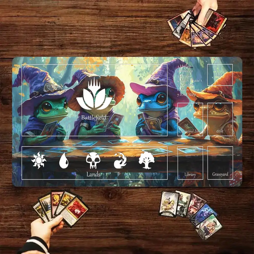 Magic trading card battle gaming mats playmat Frog Messenger mouse pad Desk Mat pc accessories tcg mat rubber anti-slip
Magic trading card battle gaming mats playmat Frog Messenger mouse pad Desk Mat pc accessories tcg mat rubber anti-slip