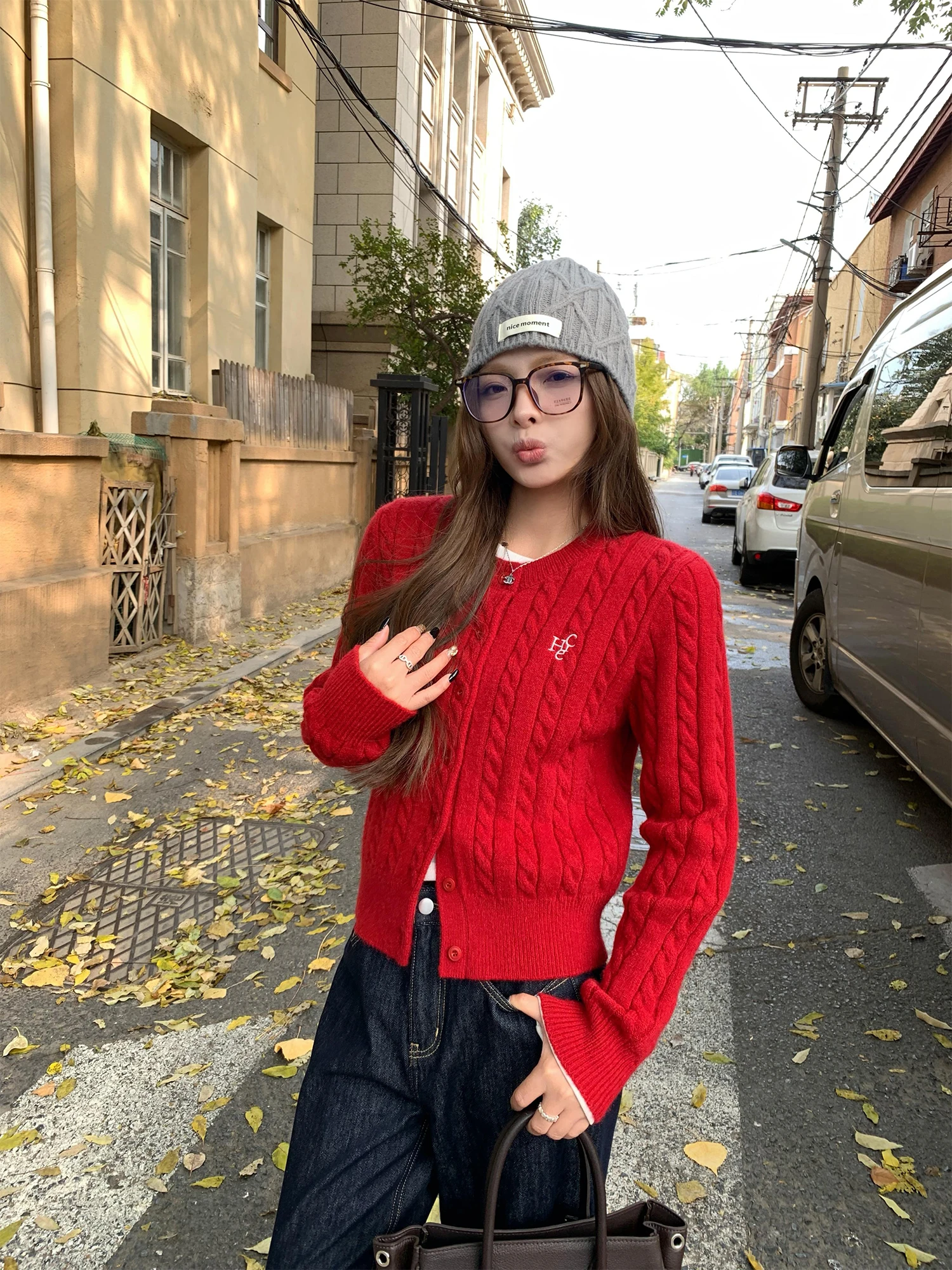 Красный вязаный ор Кардиган женский Slim Fit круглый свитер Ne Осень Зима Faion Верхняя одежда Tag KUN Brand Sli Top
Красный вязаный ор Кардиган женский Slim Fit круглый свитер Ne Осень Зима Faion Верхняя одежда Tag KUN Brand Sli Top