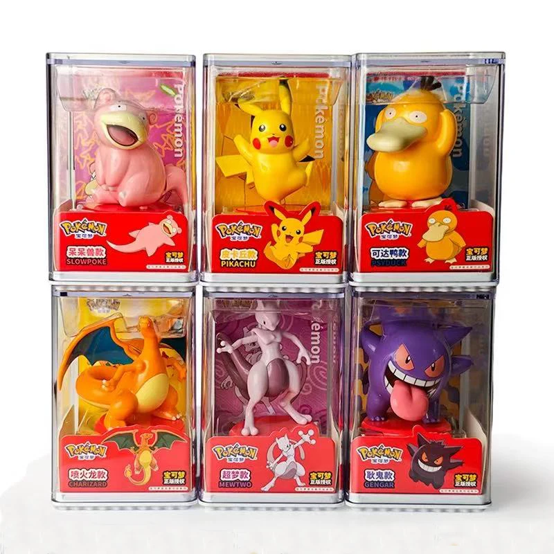 Аутентичная фигурка Pok é mon Mobile GENGAR CHARIZARD ручной работы Пикачу MEWTWO, мультяшная кукла, украшение, детская игрушка, Рождественский подарок 
Аутентичная фигурка Pok é mon Mobile GENGAR CHARIZARD ручной работы Пикачу MEWTWO, мультяшная кукла, украшение, детская игрушка, Рождественский подарок