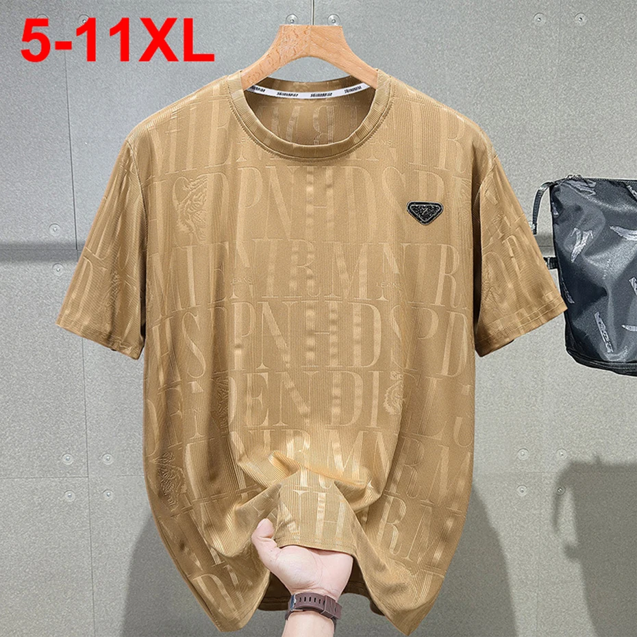 Summer Fashion T Shirts Men's 9XL 10XL 11XL Tee Tops Black Loose Casual Short Sleeve T-shirts Letter Printed Tshirts
Summer Fashion T Shirts Men's 9XL 10XL 11XL Tee Tops Black Loose Casual Short Sleeve T-shirts Letter Printed Tshirts