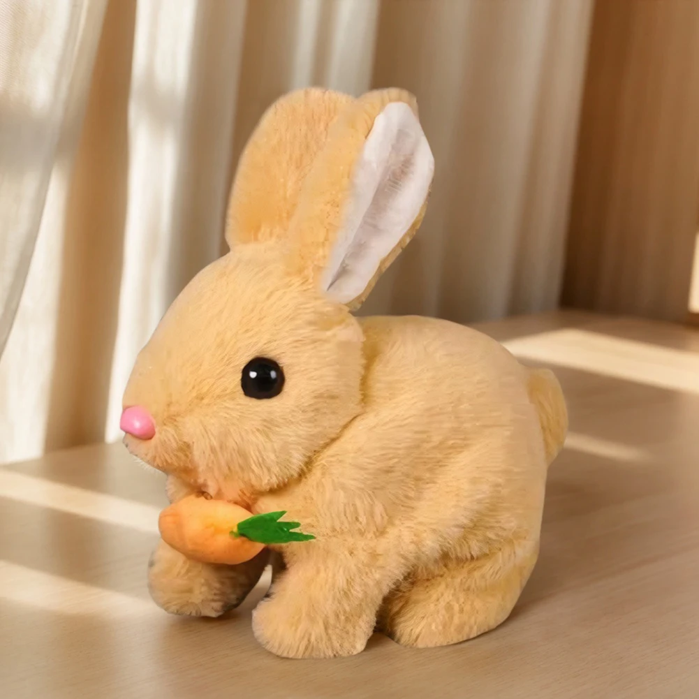 Cute Electric Rabbit with Carrot Interactive Electronic Pet Electronic Pet Rabbit Toy Birthday Gift for Kids
Cute Electric Rabbit with Carrot Interactive Electronic Pet Electronic Pet Rabbit Toy Birthday Gift for Kids