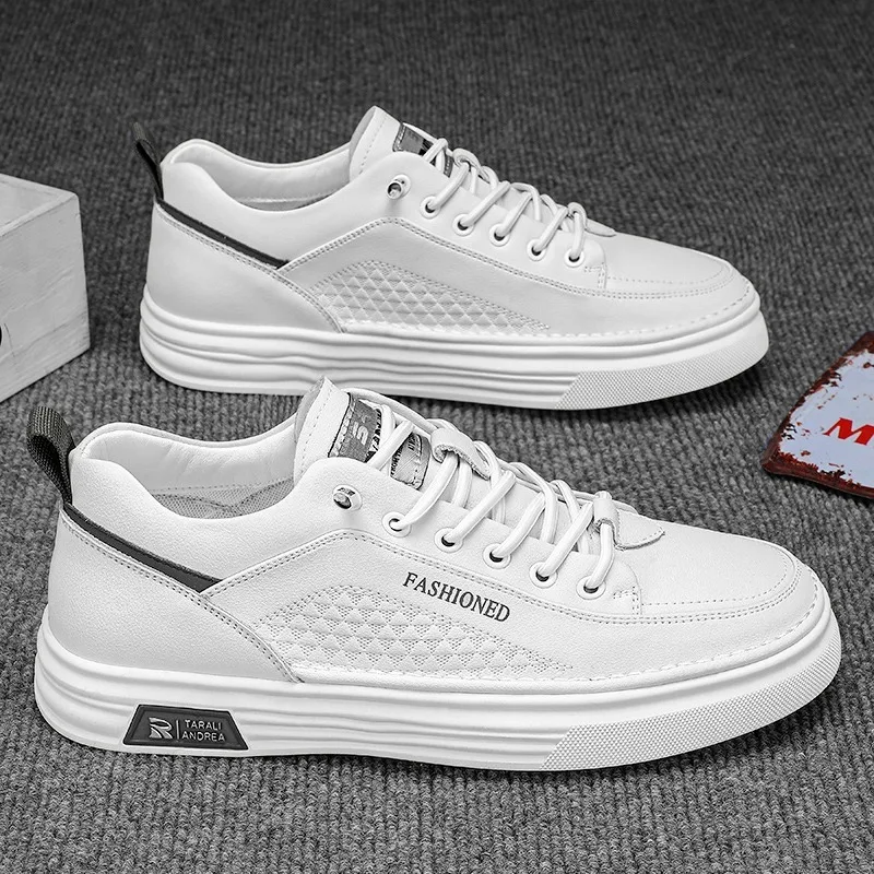 2026 Men's Casual Leather Sneakers Fashion Embossed Design Comfortable Slip-on Board Shoes for Daily & Office Wear
2026 Men's Casual Leather Sneakers Fashion Embossed Design Comfortable Slip-on Board Shoes for Daily & Office Wear