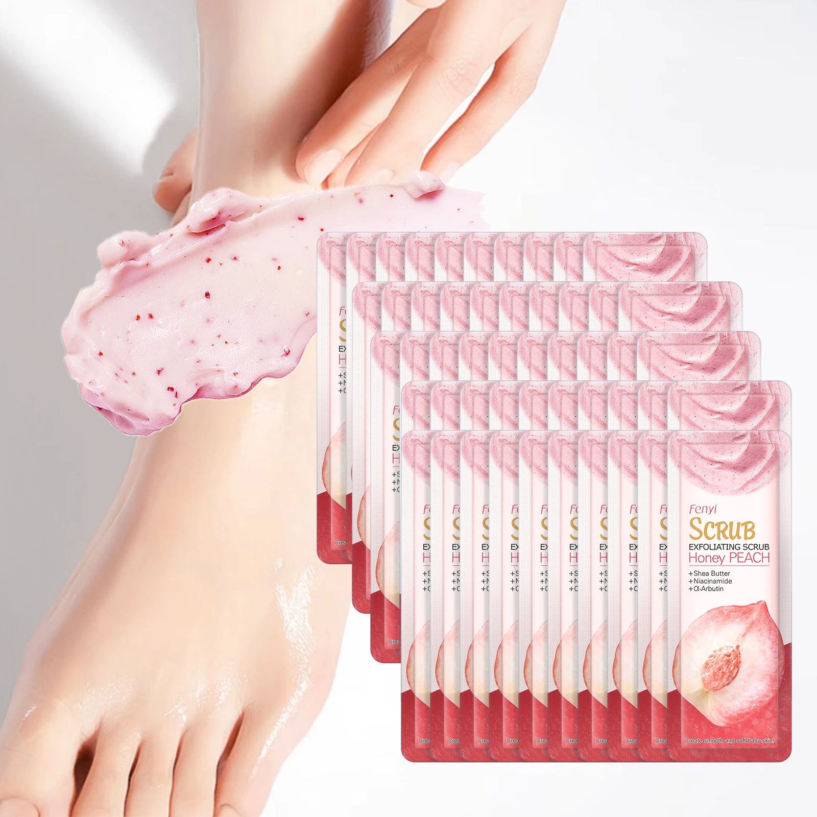 Отшелушивающий скраб Fenyi Honey Peach Smooths Skin Gentle Exfoliation 3г*50
Отшелушивающий скраб Fenyi Honey Peach Smooths Skin Gentle Exfoliation 3г*50