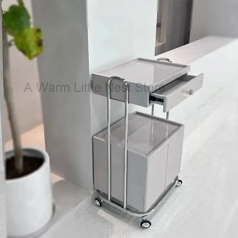 Utility Beauty Salon Tattoo Trolley Barber Hair Salon Tool Trolleys Cosmetic Spa Salon Furniture Auxiliary Storage Cart F
Utility Beauty Salon Tattoo Trolley Barber Hair Salon Tool Trolleys Cosmetic Spa Salon Furniture Auxiliary Storage Cart F