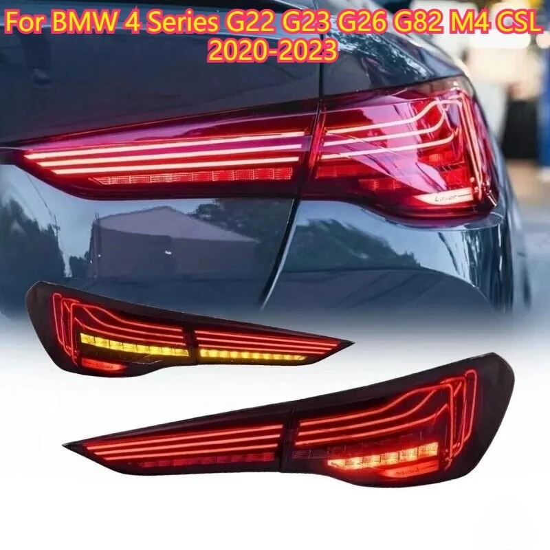 Задний фонарь Piar в сборе, светодиодный динамический задний фонарь для BMW 4 серии G22 G23 G26 G82 M4 CSL 2020-2022 годов, задний фонарь 
Задний фонарь Piar в сборе, светодиодный динамический задний фонарь для BMW 4 серии G22 G23 G26 G82 M4 CSL 2020-2022 годов, задний фонарь