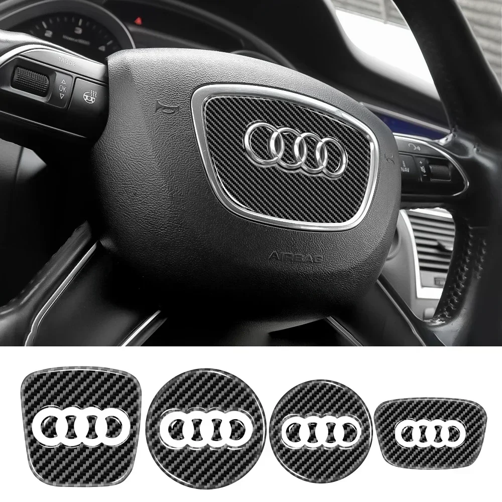 1Pcs Car Styling Carbon Fiber Logo Steering Wheel Ring Decoration Stickers Cover For Audi A4L A6L Q5 Q7 Q3 A3 A4 Q8 Q5L Q2L S3
1Pcs Car Styling Carbon Fiber Logo Steering Wheel Ring Decoration Stickers Cover For Audi A4L A6L Q5 Q7 Q3 A3 A4 Q8 Q5L Q2L S3
