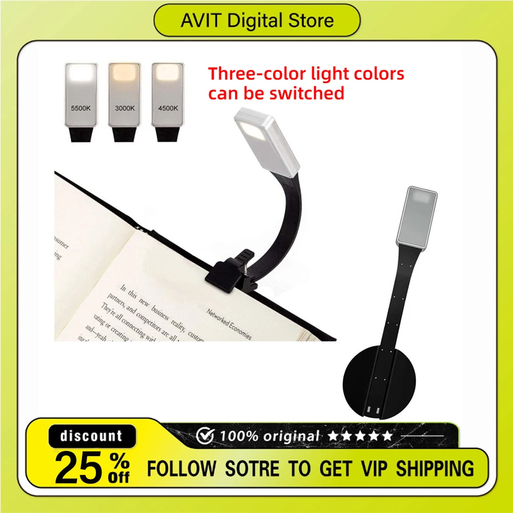 For XTEINK X3 X4 LED Reading Light E-Ink E-Reader 3 Levels of Adjustable Brightness Eye-Care Lamp for Night Reading/Study
For XTEINK X3 X4 LED Reading Light E-Ink E-Reader 3 Levels of Adjustable Brightness Eye-Care Lamp for Night Reading/Study