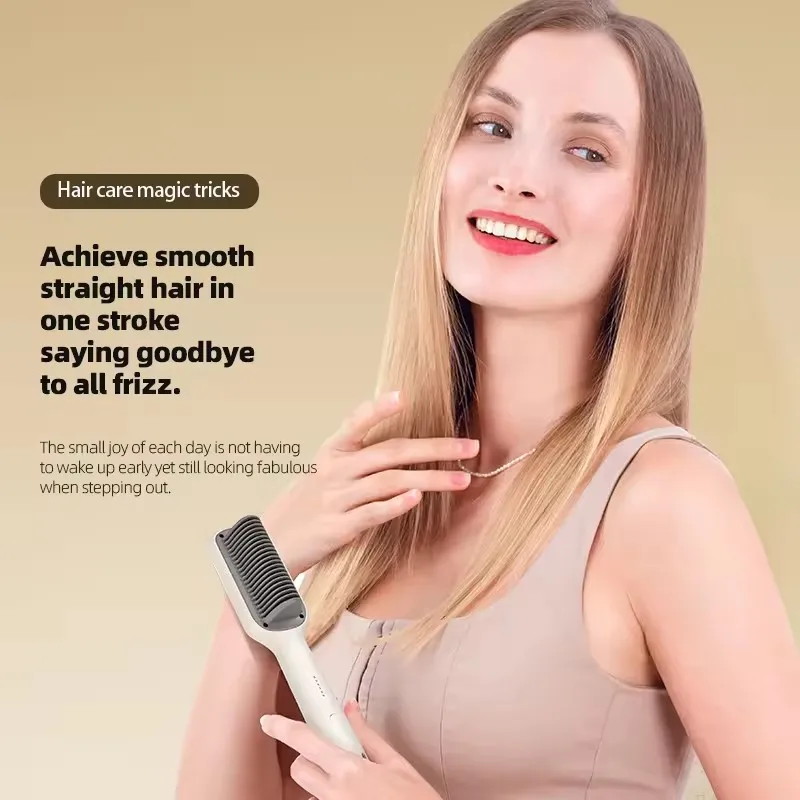 Портативный выпрямитель-щетка 2-в-1 для ухода за волосами: быстрый нагрев, керамическое покрытие, плоский утюжок, инструменты для укладки и выпрямления
Портативный выпрямитель-щетка 2-в-1 для ухода за волосами: быстрый нагрев, керамическое покрытие, плоский утюжок, инструменты для укладки и выпрямления