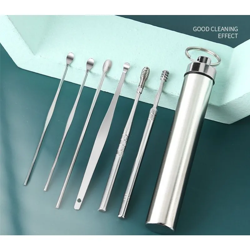 6/7/8Pcs Set Ear Wax Pickers Cleaning Stainless Steel Earpick Wax Remover Curette Ear Pick Cleaner Ears Cleaner Spoon Care Ears
6/7/8Pcs Set Ear Wax Pickers Cleaning Stainless Steel Earpick Wax Remover Curette Ear Pick Cleaner Ears Cleaner Spoon Care Ears