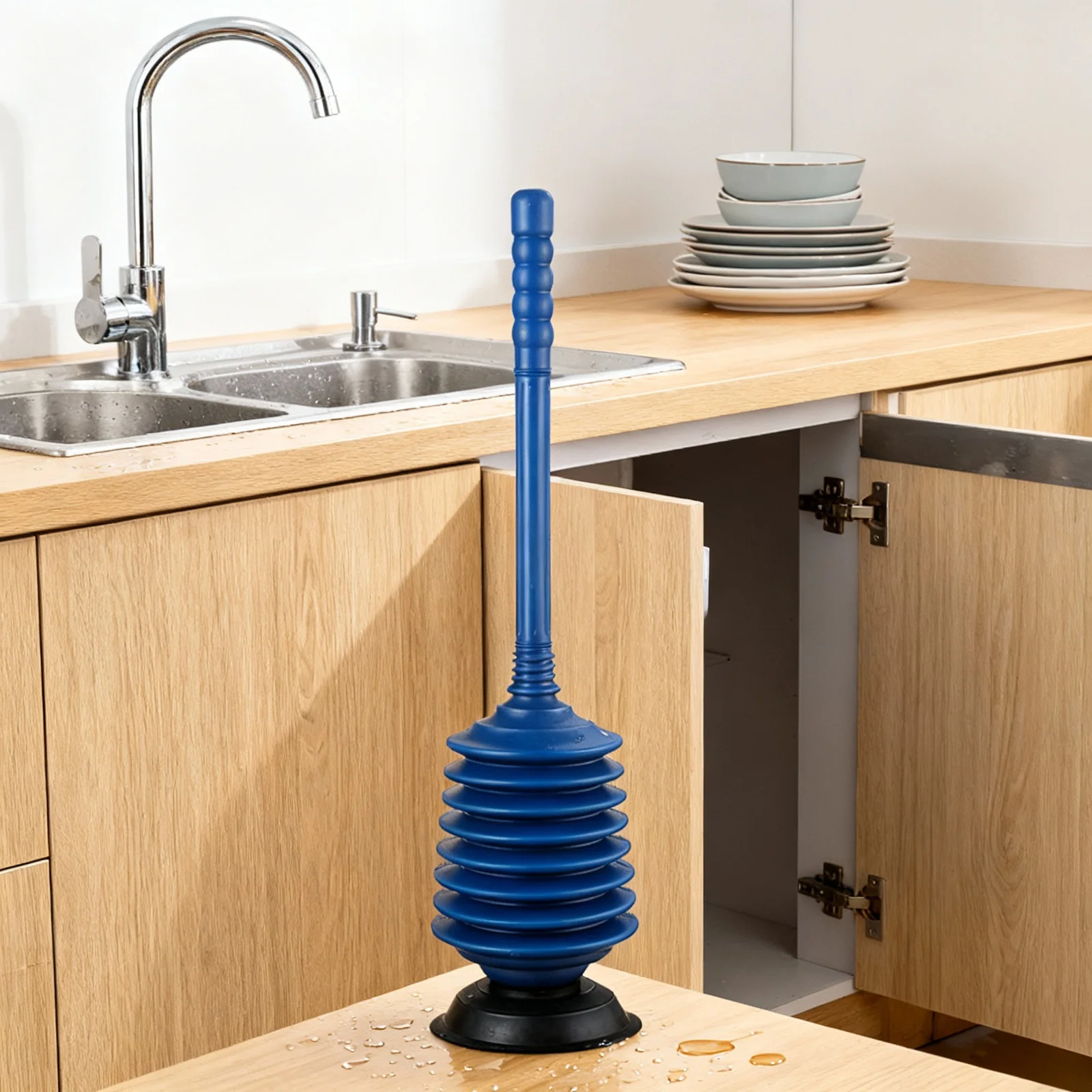 Heavy Duty Toilet Plunger Powerful Suction Drain Unclogger Efficient Clog Remover For Bathroom Sink Shower Household Bathroom
Heavy Duty Toilet Plunger Powerful Suction Drain Unclogger Efficient Clog Remover For Bathroom Sink Shower Household Bathroom