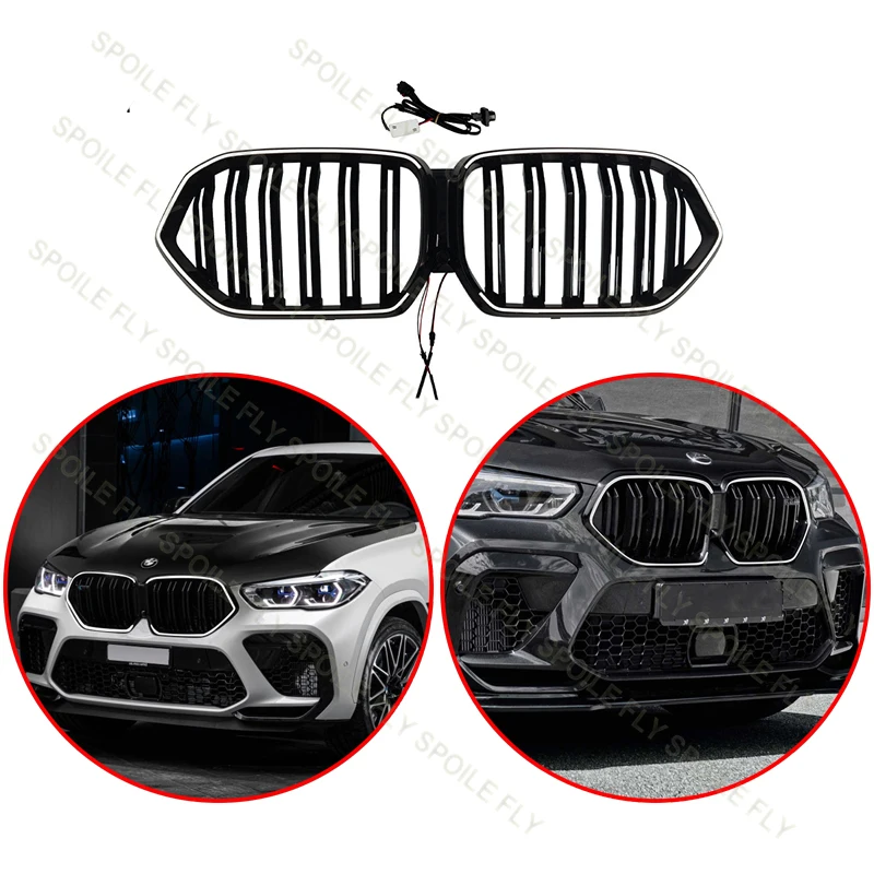 High Quality ABS For BMW X6 G06 2020-2022 Car Front Bumper Racing Grille Grills Body Kit Front Bumper LED Grille Car Accessories
High Quality ABS For BMW X6 G06 2020-2022 Car Front Bumper Racing Grille Grills Body Kit Front Bumper LED Grille Car Accessories