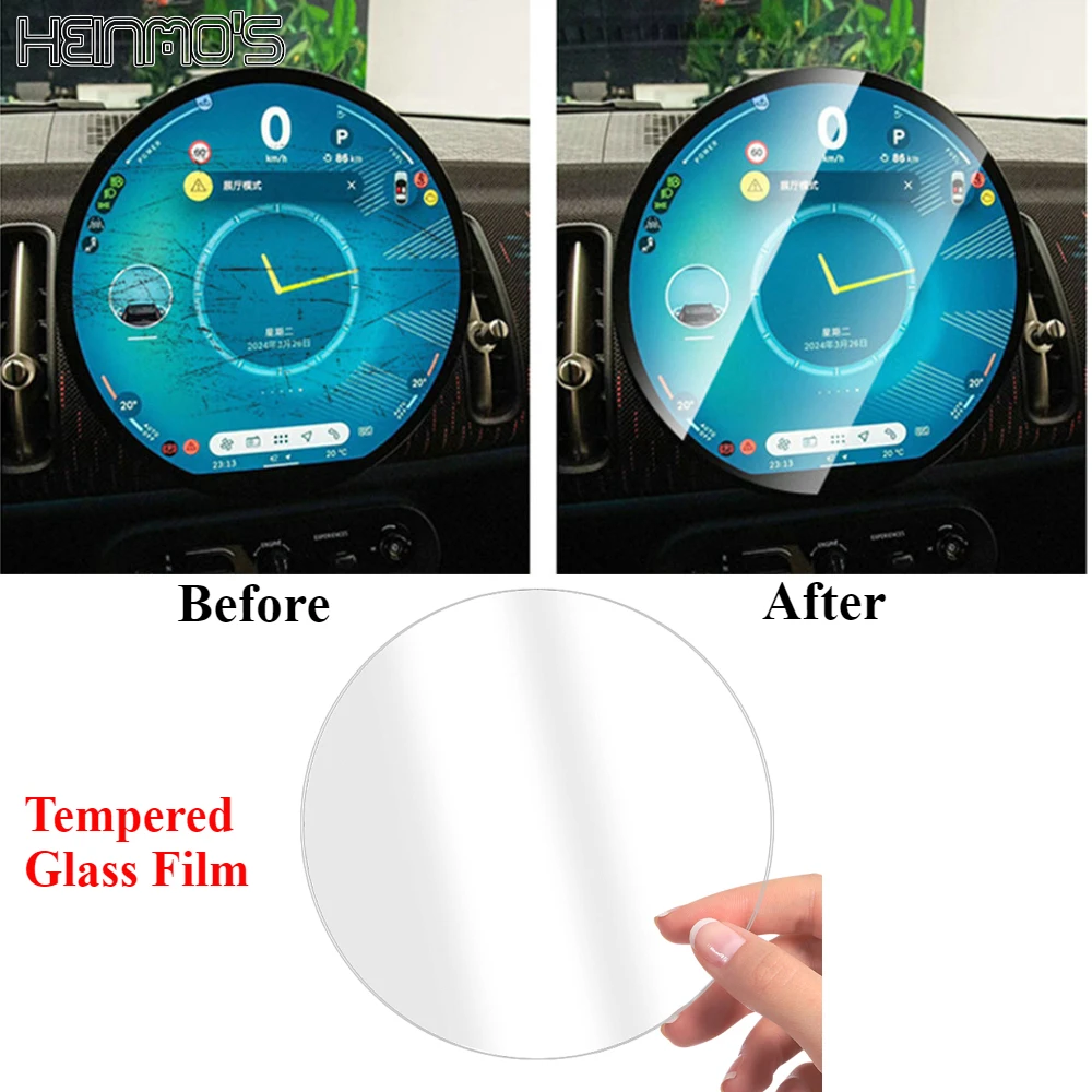 Car Tempered Glass Film Screen Protector For Mini Cooper J01 J05 U25 F65 F66 2024 Center Control Navigation Protective Cover
Car Tempered Glass Film Screen Protector For Mini Cooper J01 J05 U25 F65 F66 2024 Center Control Navigation Protective Cover