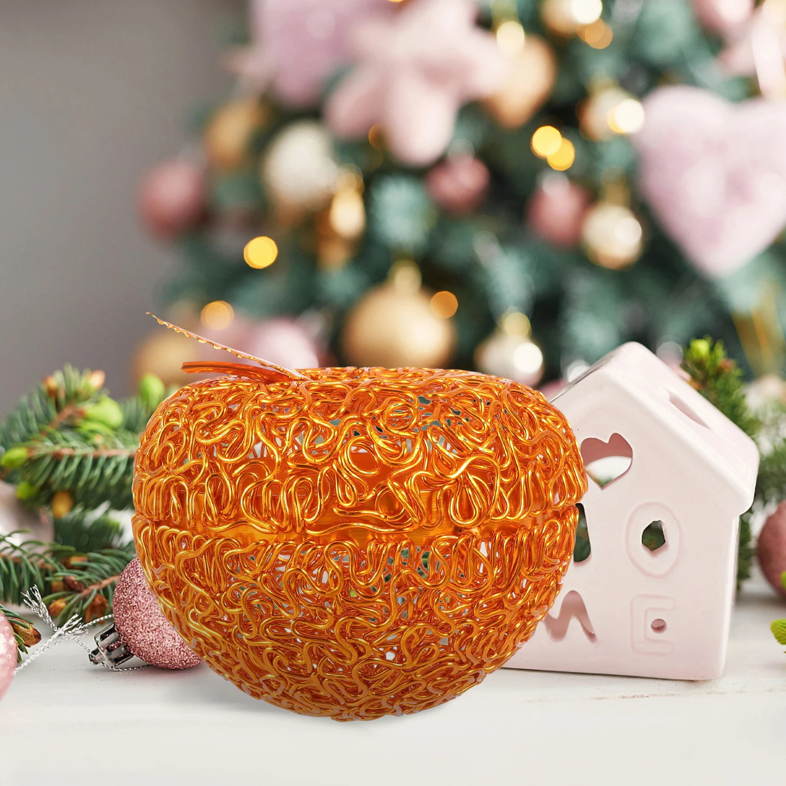 1pc Apple Storage Box Hollow Design Aluminum Desktop Adorn Candy Jar Dried Fruit Container Coffee Tea Holder Practical Use Long
1pc Apple Storage Box Hollow Design Aluminum Desktop Adorn Candy Jar Dried Fruit Container Coffee Tea Holder Practical Use Long