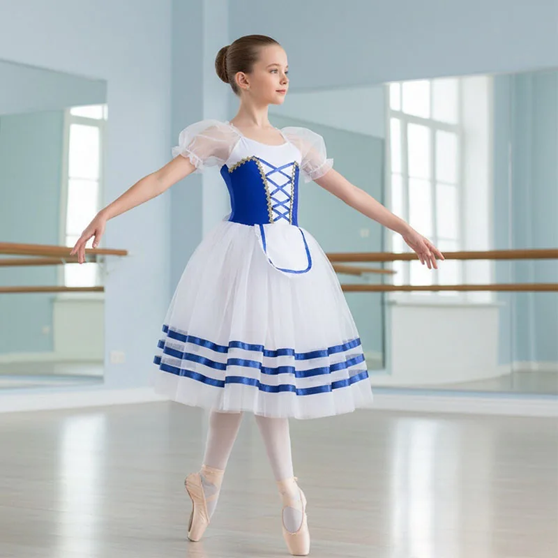 Adults Ballet Costumes Blue Professional Long White Tulle Ballet Tutu Skirt
Adults Ballet Costumes Blue Professional Long White Tulle Ballet Tutu Skirt