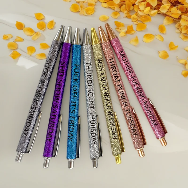 7Pcs Funny Pens Ballpoint Pen Set Gender-neutral Pen
7Pcs Funny Pens Ballpoint Pen Set Gender-neutral Pen