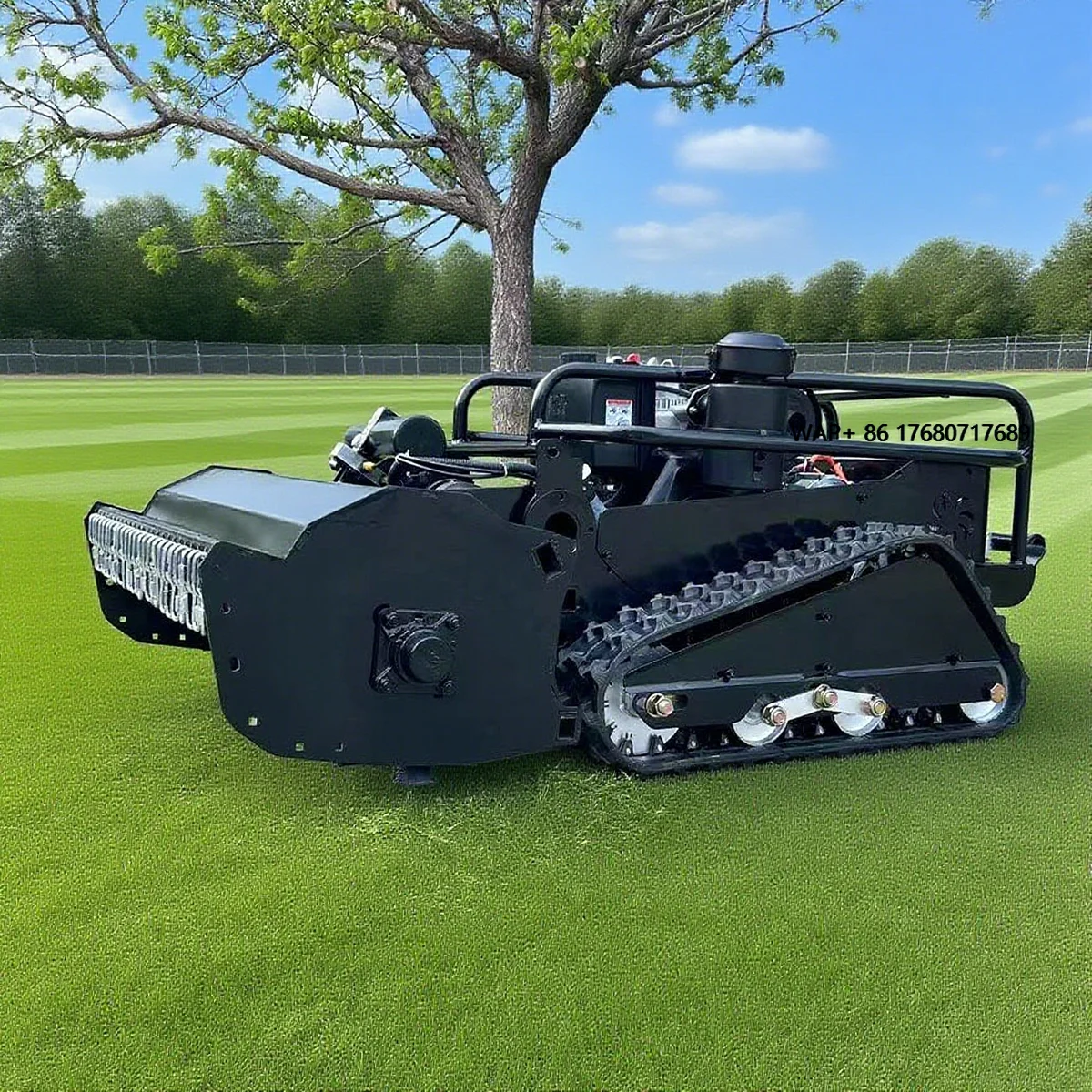 Hot Sale Factory Industrial Grade Four-Wheel Crawler Lawn Mower Zero Turn with AI Remote Control Cordless for Farm Work
Hot Sale Factory Industrial Grade Four-Wheel Crawler Lawn Mower Zero Turn with AI Remote Control Cordless for Farm Work