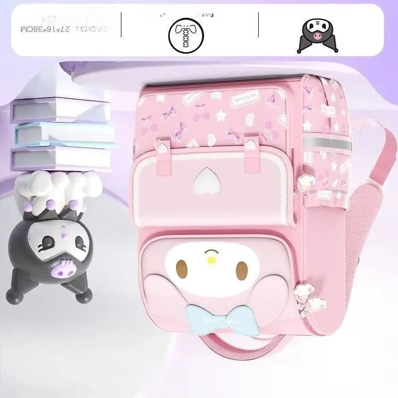 Anime Cartoon Kawaii 2026 Sanrio Melody Student Shoulders Backpack Spine Protector Reduce Burden School Bag Children's Day Gift
Anime Cartoon Kawaii 2026 Sanrio Melody Student Shoulders Backpack Spine Protector Reduce Burden School Bag Children's Day Gift