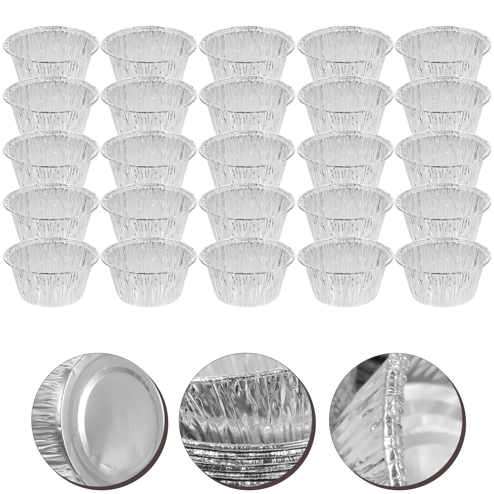 100pcs Aluminum Foil Egg Tart Cups Heavy Duty Baking Molds Round Disposable Kitchen Supplies Cake Pie Flan Mold
100pcs Aluminum Foil Egg Tart Cups Heavy Duty Baking Molds Round Disposable Kitchen Supplies Cake Pie Flan Mold