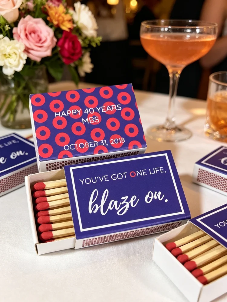 Personalized Cigar Matchboxes & Matchbooks, Custom Milestone Birthday Party Favors Available for Any Age, Elegant Keepsake Gifts
Personalized Cigar Matchboxes & Matchbooks, Custom Milestone Birthday Party Favors Available for Any Age, Elegant Keepsake Gifts