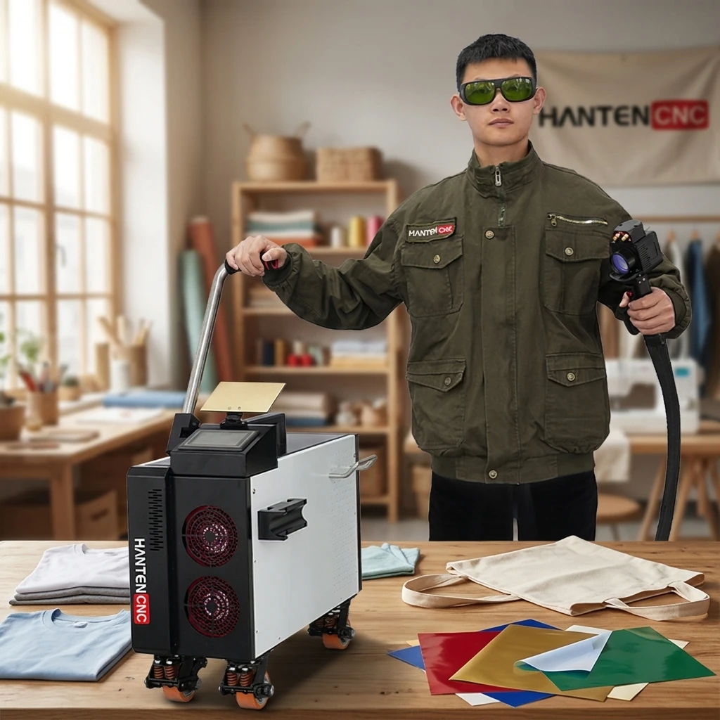 Hantencnc 500W Efficiency Air Cooled Portable Pulsed Laser Cleaning Machine
Hantencnc 500W Efficiency Air Cooled Portable Pulsed Laser Cleaning Machine