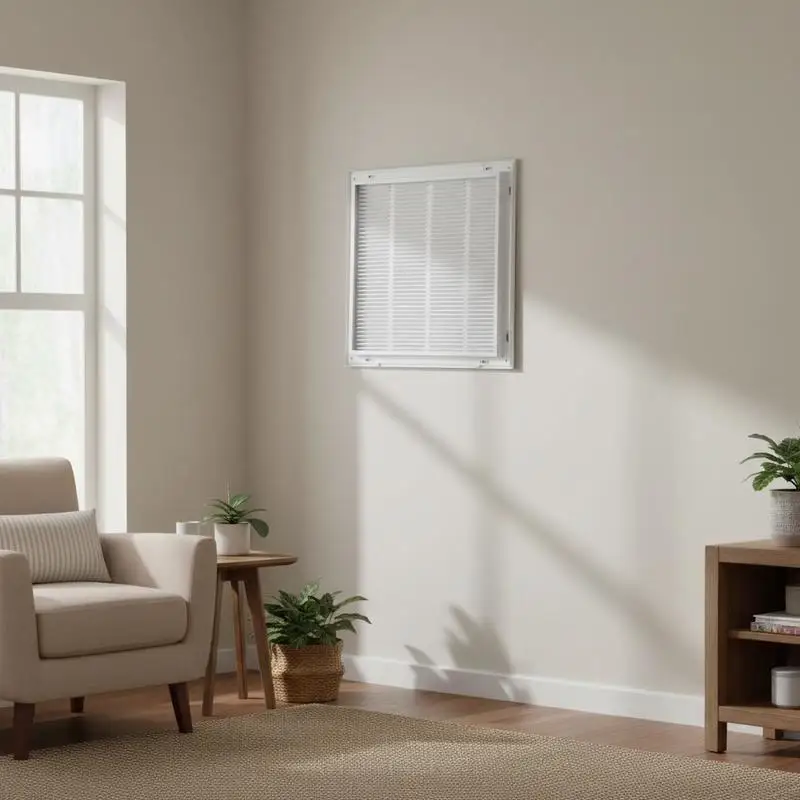 HVAC Vent Grille 20x20 Inch For Wall Ceiling Central Air Systems, Removable Face Door 1 Inch Filter Slot Powder-Coated Steel
HVAC Vent Grille 20x20 Inch For Wall Ceiling Central Air Systems, Removable Face Door 1 Inch Filter Slot Powder-Coated Steel