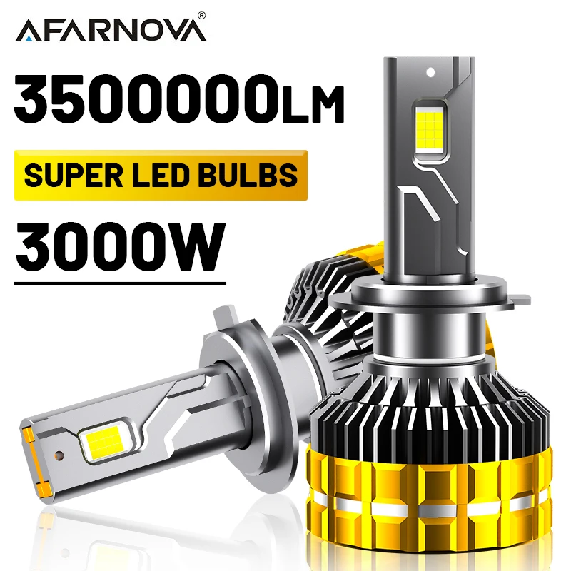 H7 Led H4 Car Headlight Bulb Canbus 3000W 3500000Lm High-Power Chip H11 H1 9005 9006 HB3 HB4 Fog Light Remote Control Flashing
H7 Led H4 Car Headlight Bulb Canbus 3000W 3500000Lm High-Power Chip H11 H1 9005 9006 HB3 HB4 Fog Light Remote Control Flashing