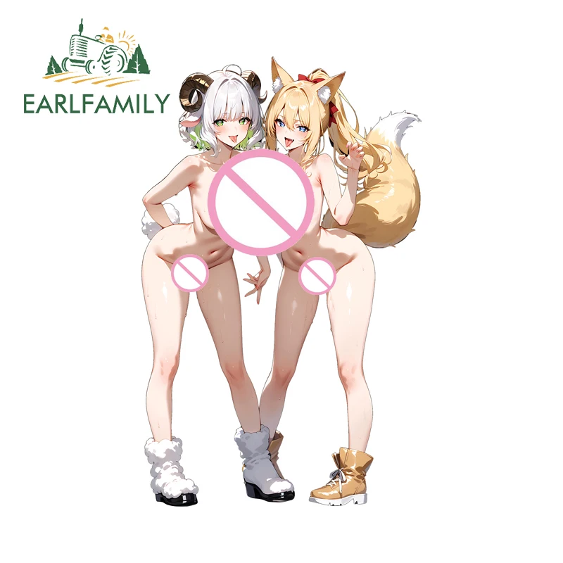 EARLFAMILY Devil and Angel Car Sticker Hentai Tattoo Anime Naked Loli Accessory Decal Waterproof Sunscreen Game Console Decor
EARLFAMILY Devil and Angel Car Sticker Hentai Tattoo Anime Naked Loli Accessory Decal Waterproof Sunscreen Game Console Decor